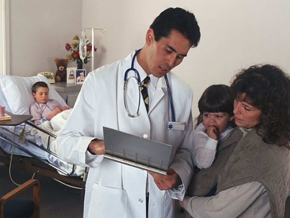 doctor with the patients