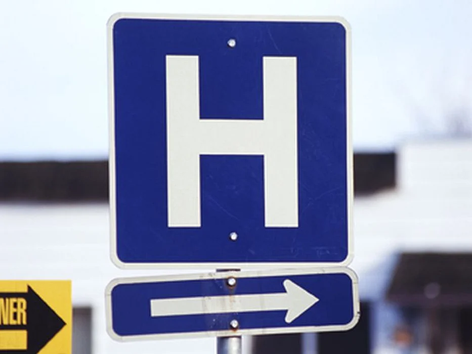 hospital sign