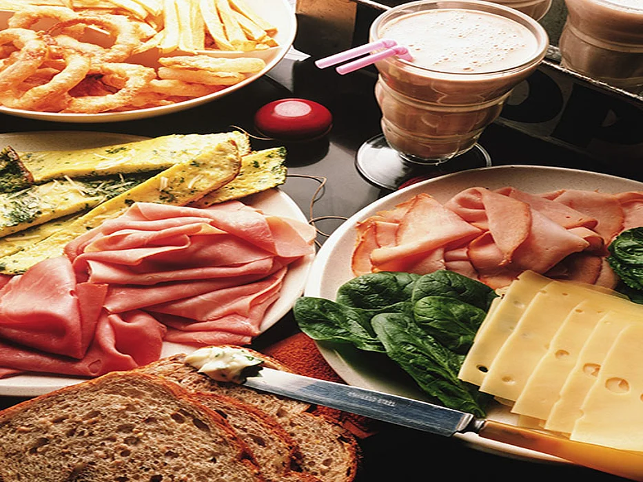 plates with cold cuts