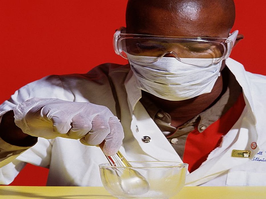lab worker