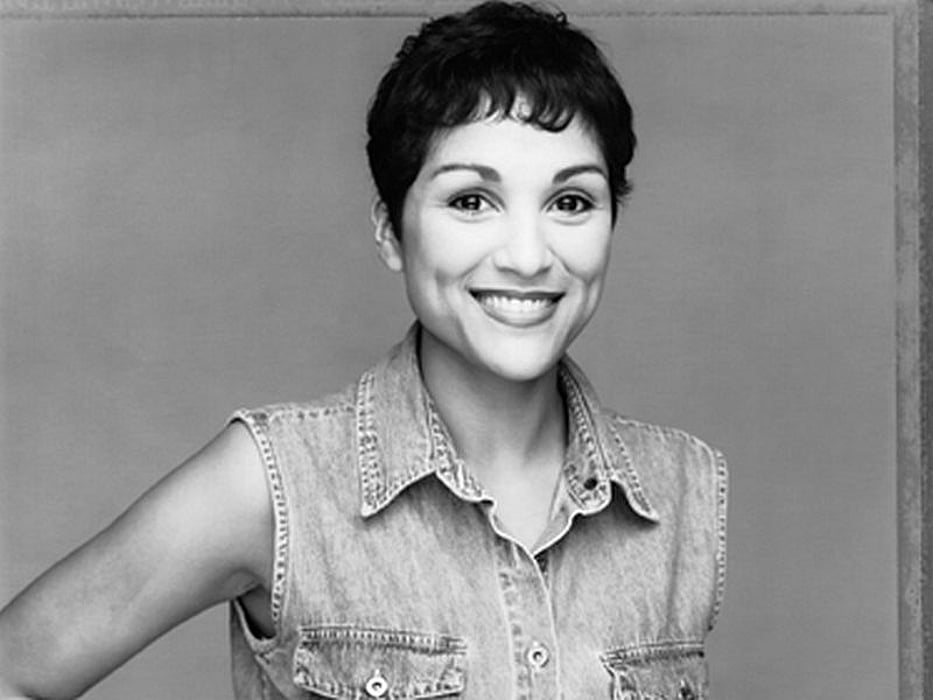 woman smiling