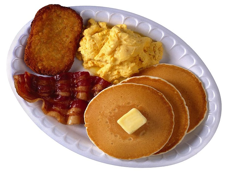 breakfast plate