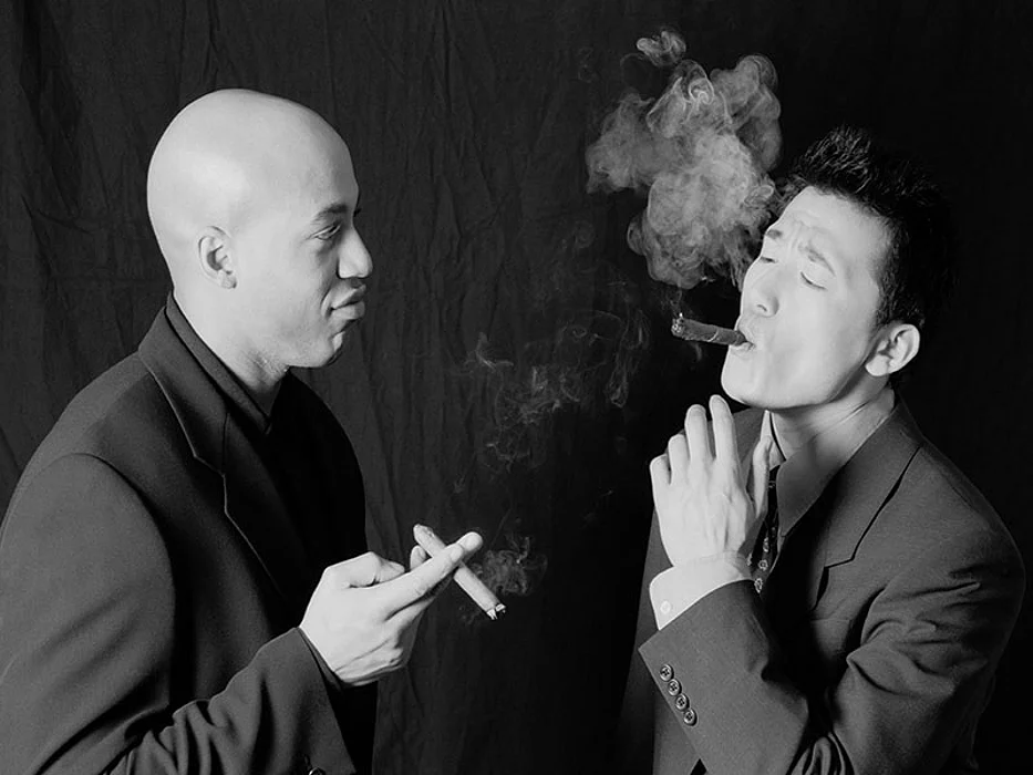 men smoking