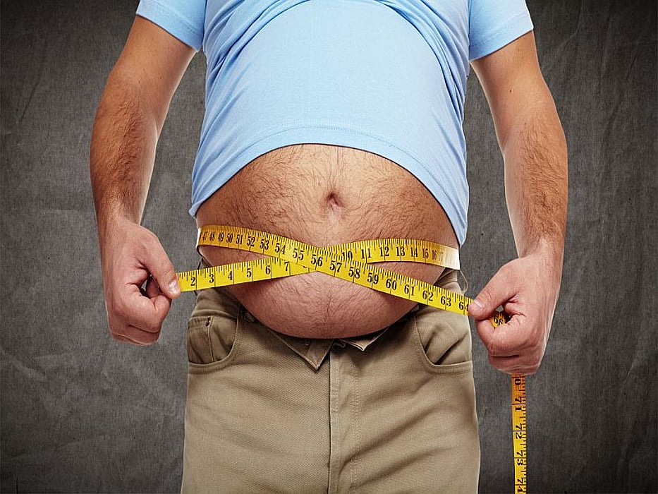 obese man