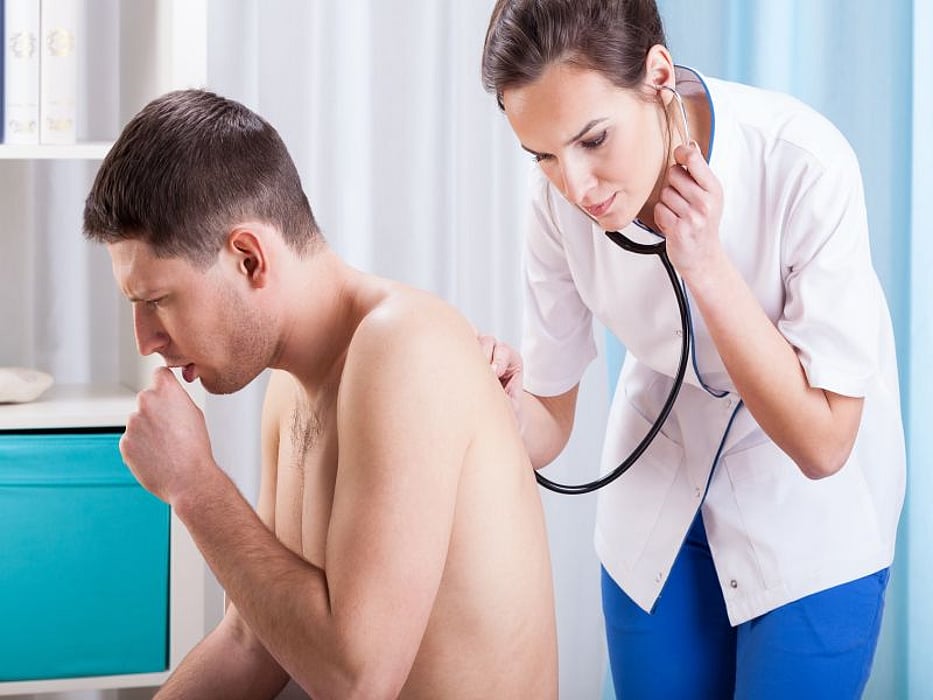 patient coughing