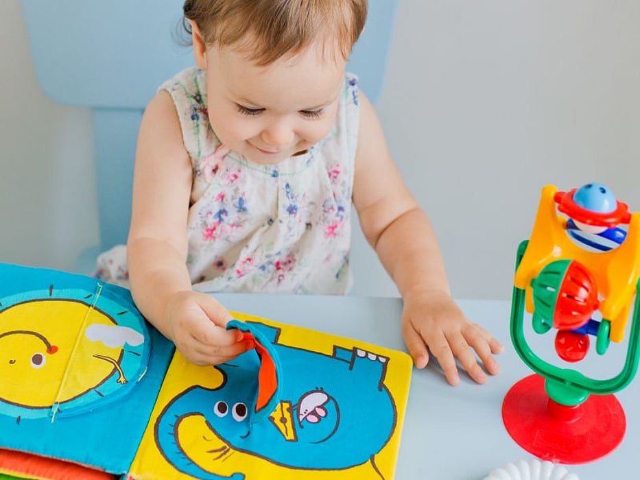 child and toys