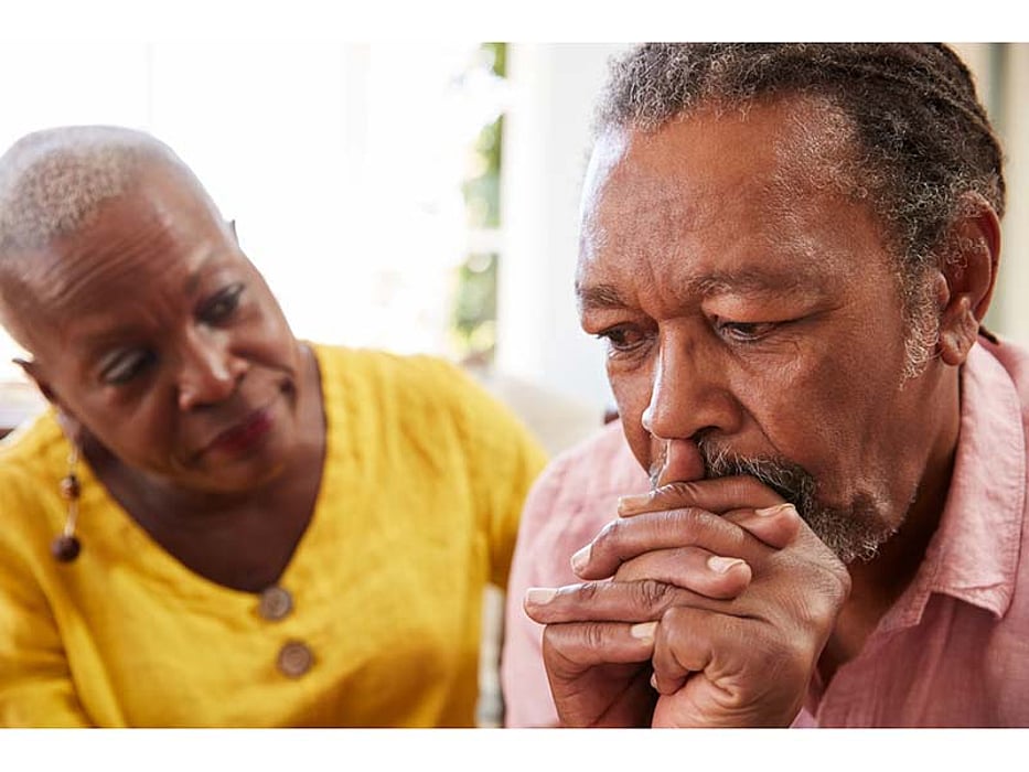 senior black couple