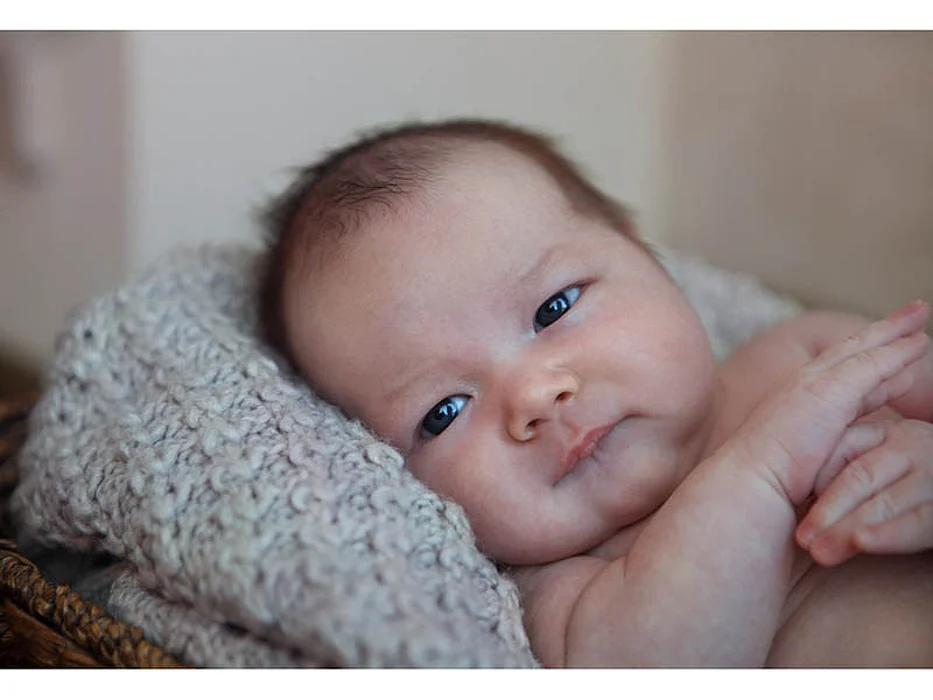 infant's face