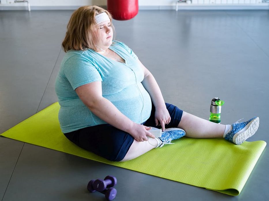 overweight person