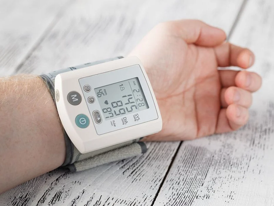 taking blood pressure at home