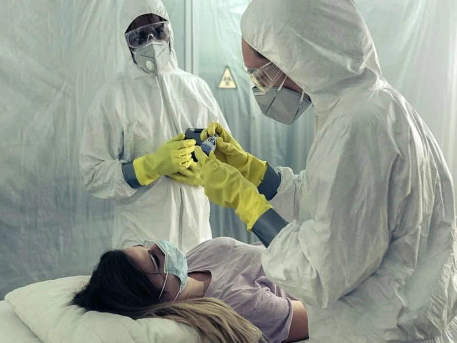 patient in isolation