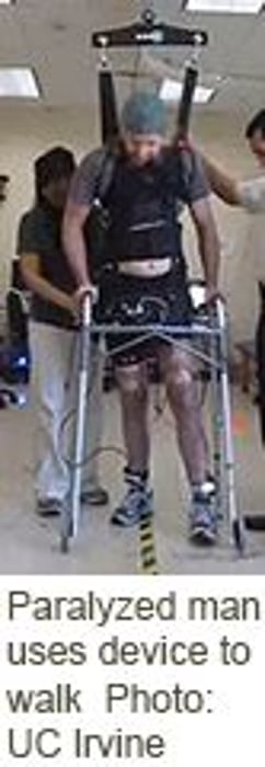 New Technology Helps Paralyzed Man Walk