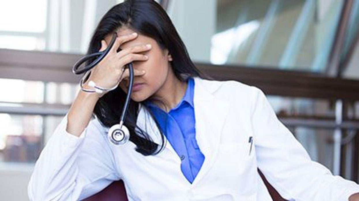 doctor stress depressed burnout