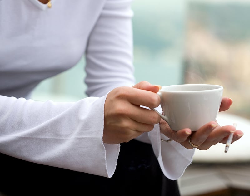 News Picture: Why Coffee & Cigarette Is a Morning Ritual for Millions