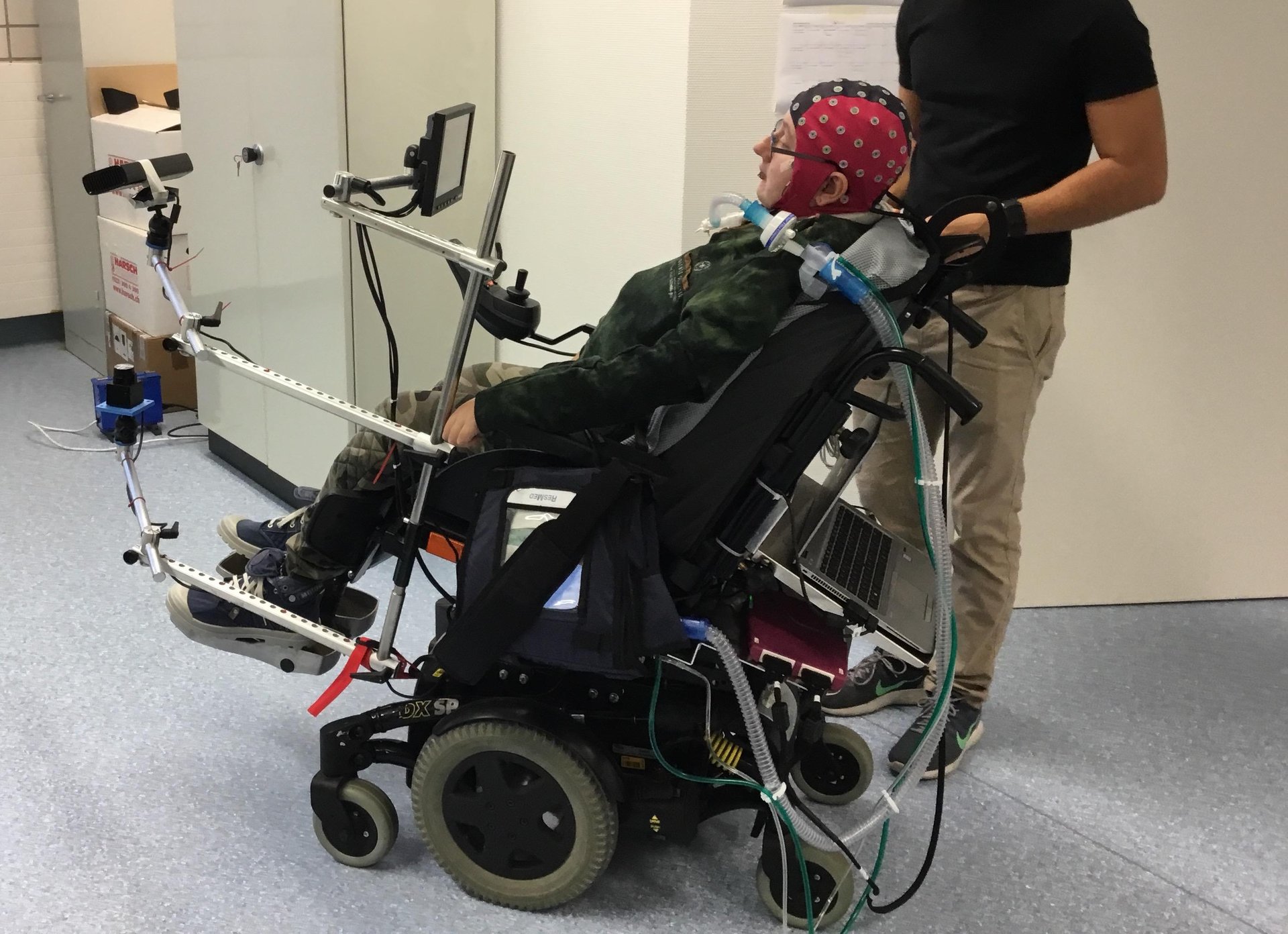 News Picture: Mind-Controlled Wheelchair Brings New Freedom to People With Paralysis