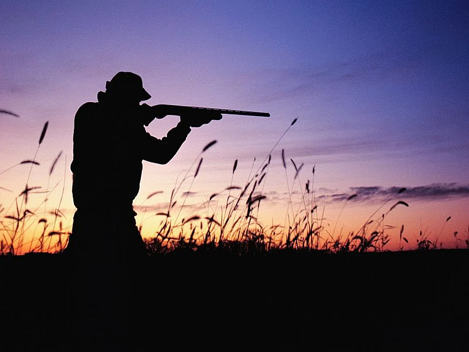 hunter aiming