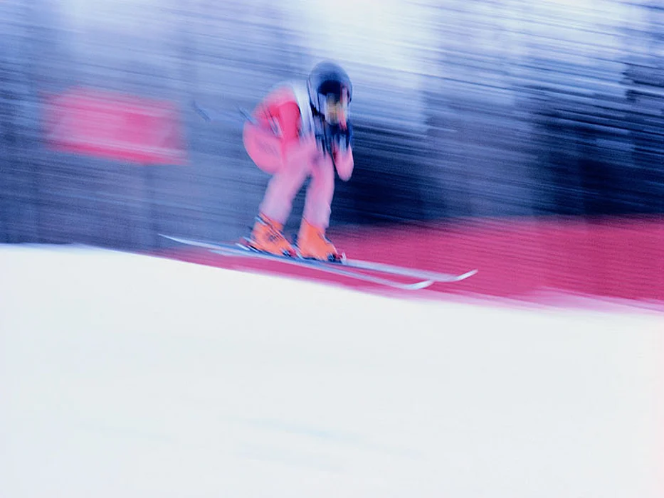 skiing