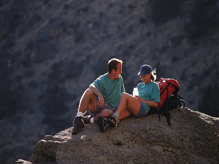 couple hiking