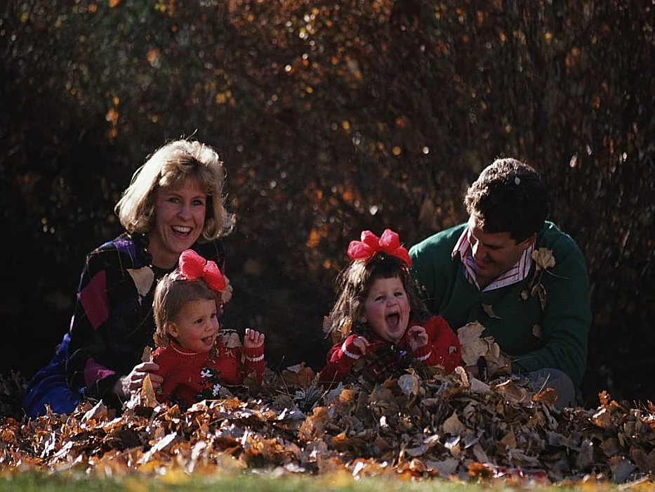 family enjoying outdoors