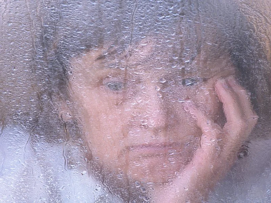 depressed woman