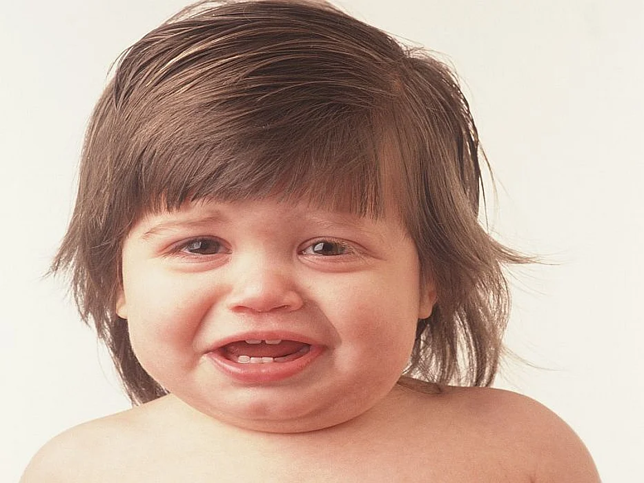 infant boy crying