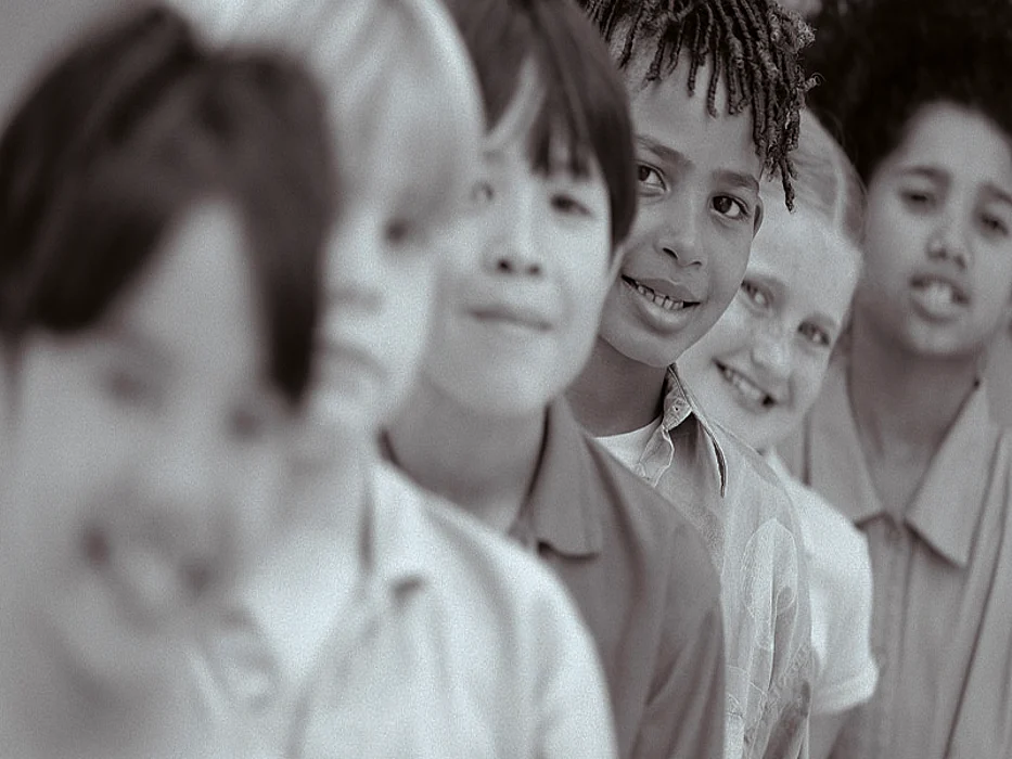 a group of kids