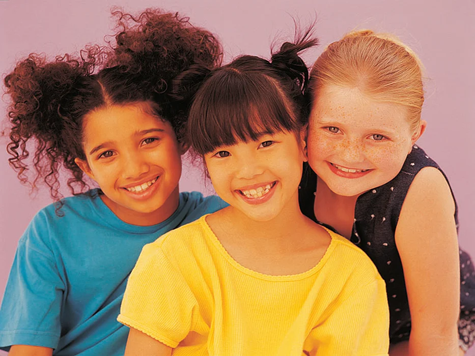 group of girls smiling