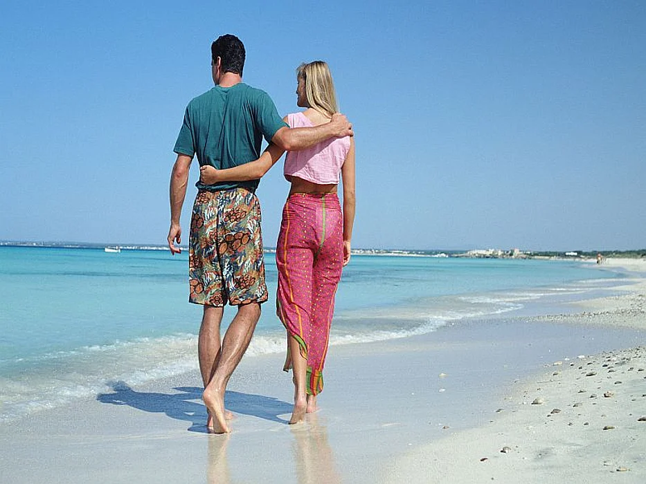 couple on the beach