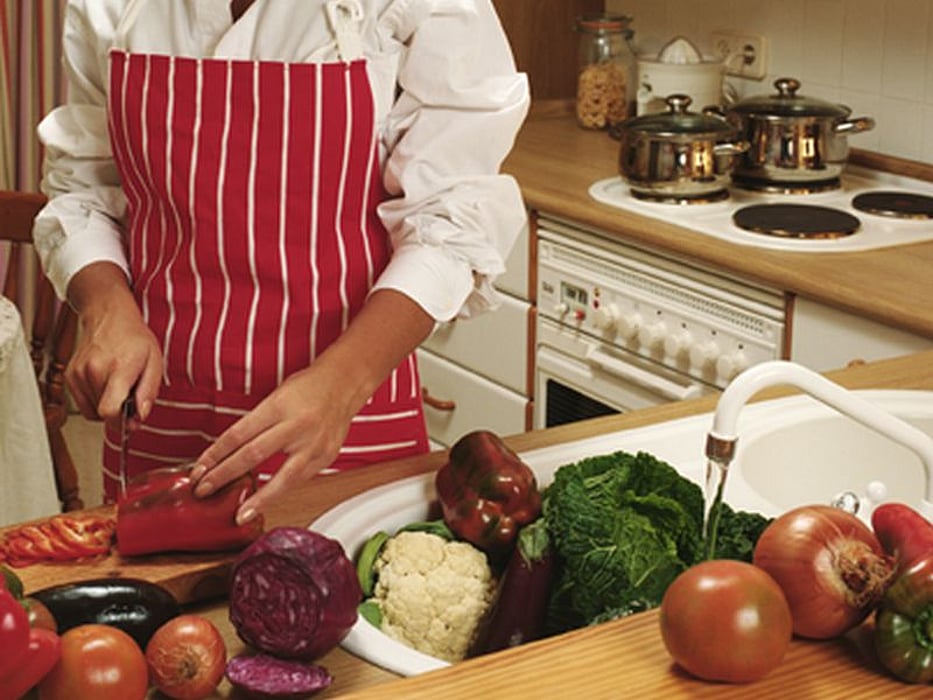 chef preparing vegetables