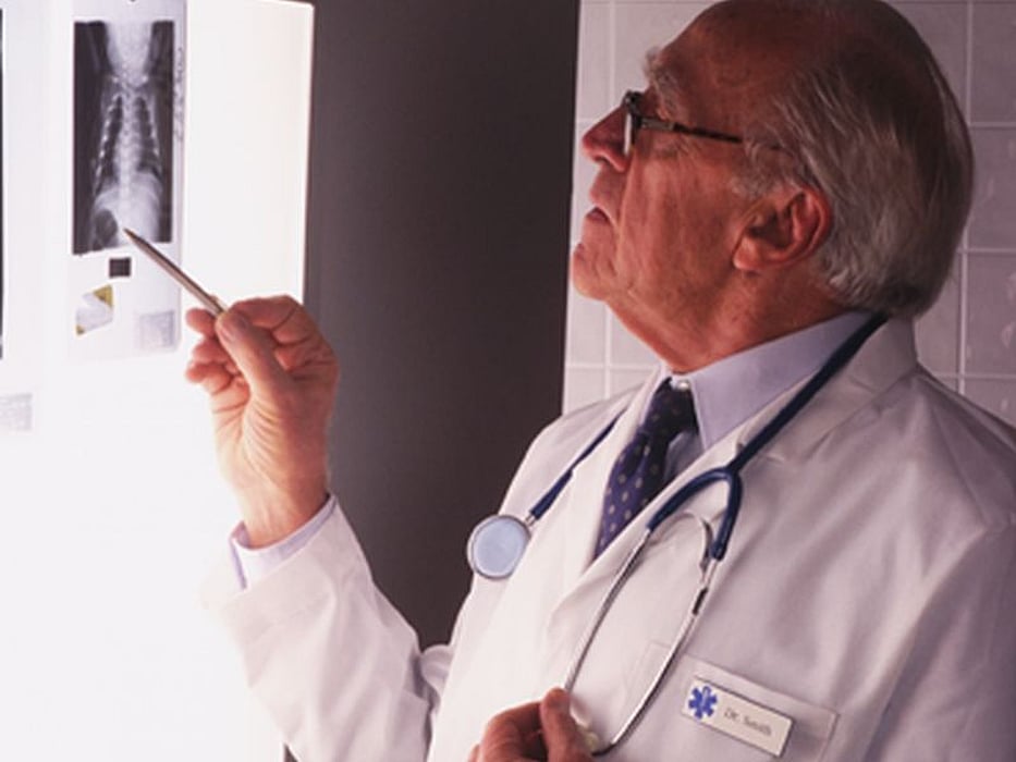 doctor showing