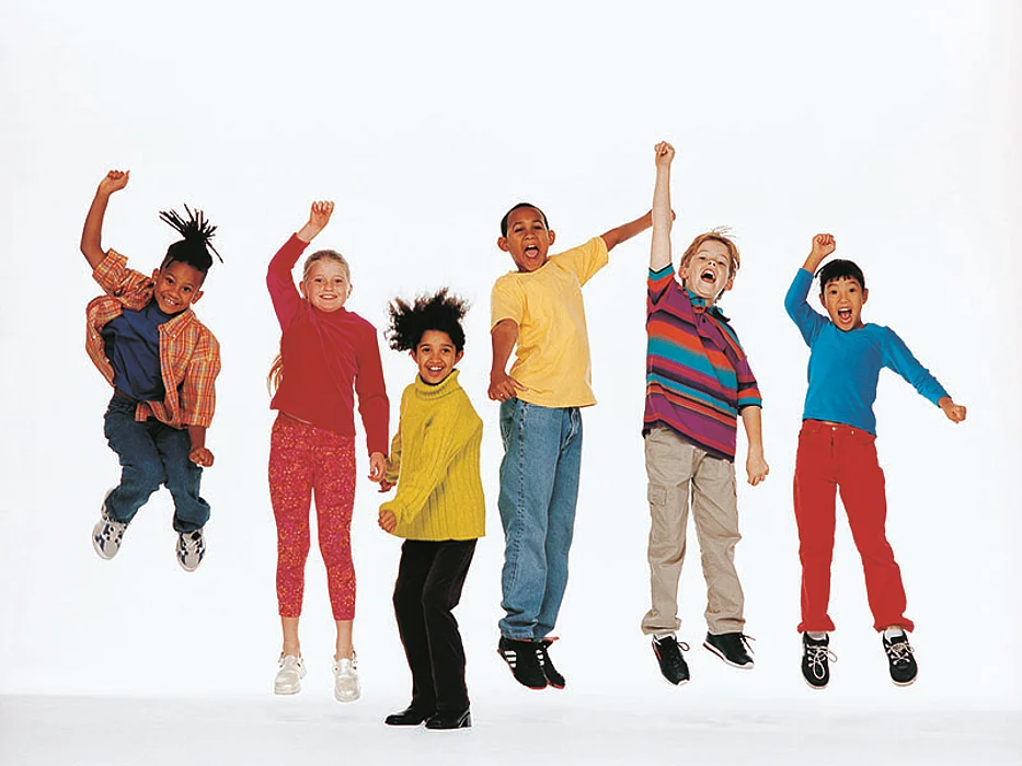 kids jumping