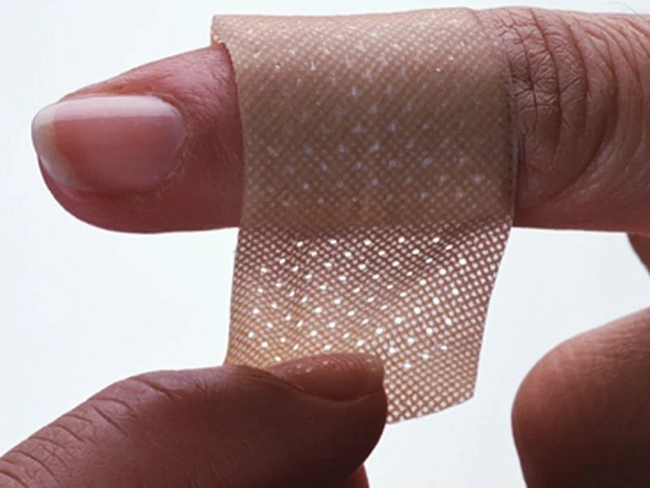 bandage on a finger