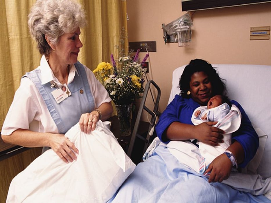 mother with newborn