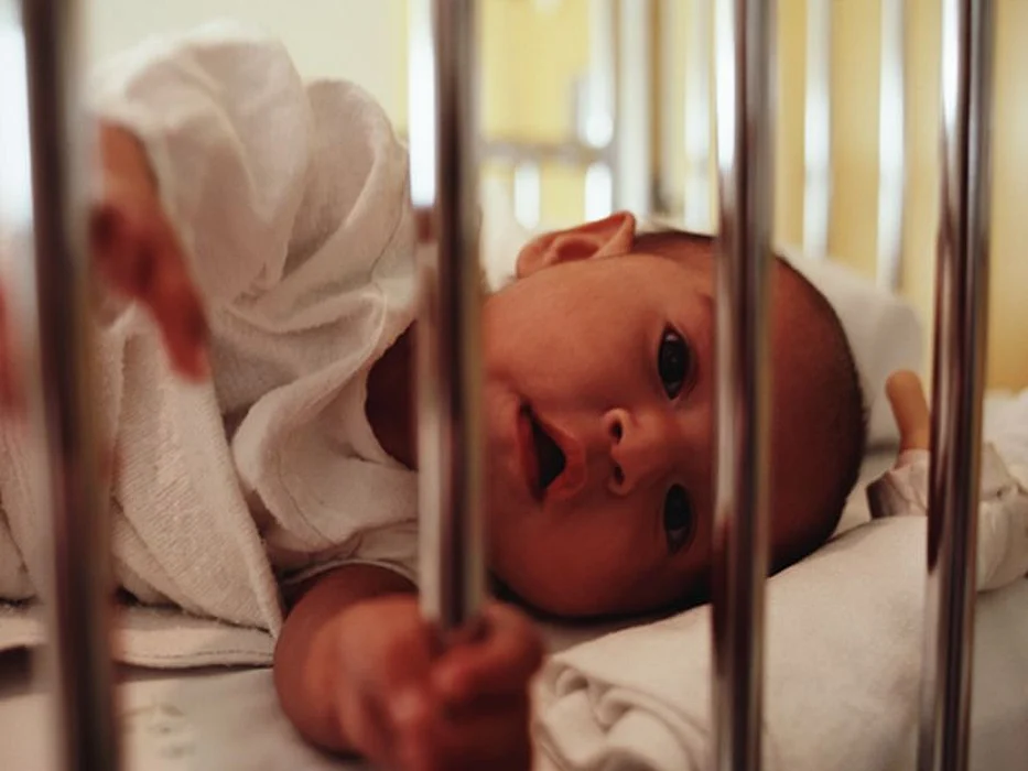 baby in crib