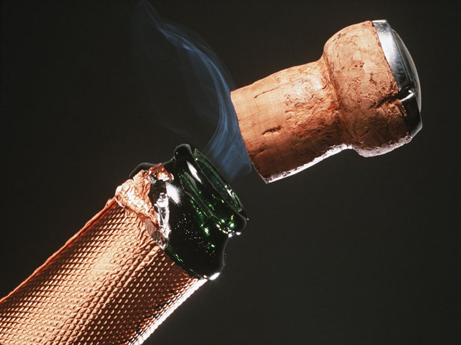 When Popping Champagne at New Years', Watch Out for That Cork