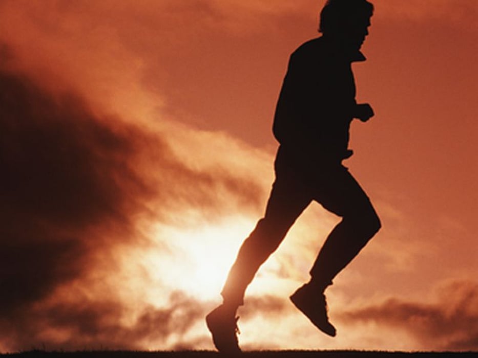 person jogging