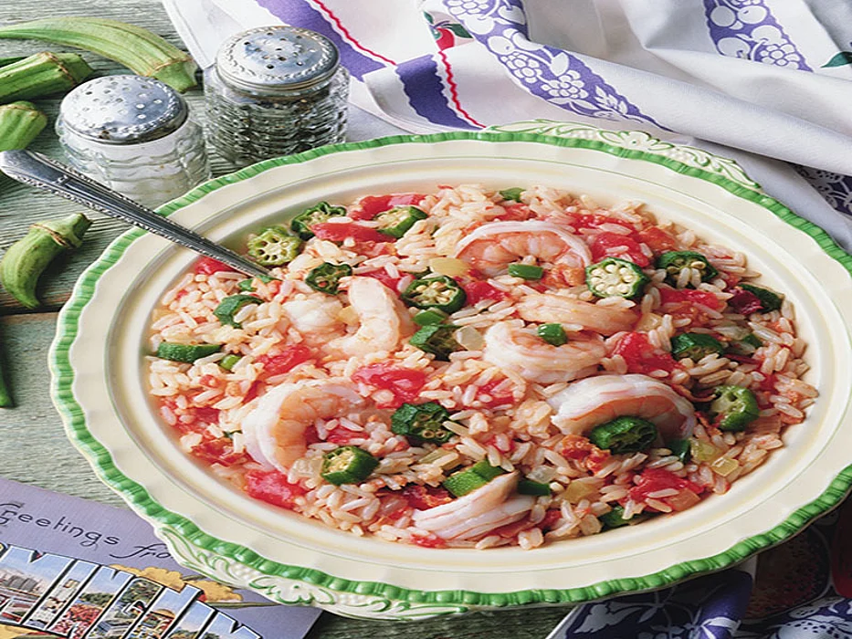 sea food with rice