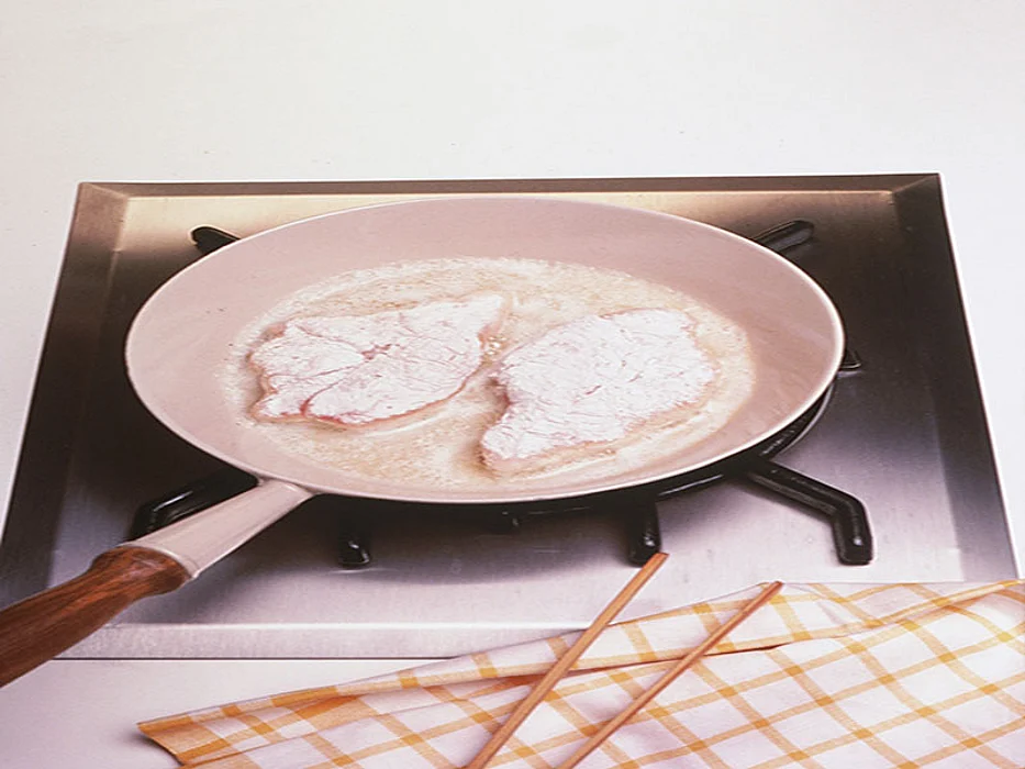 cooking meat