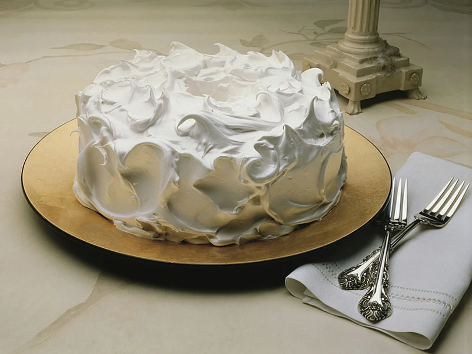 frosted cake