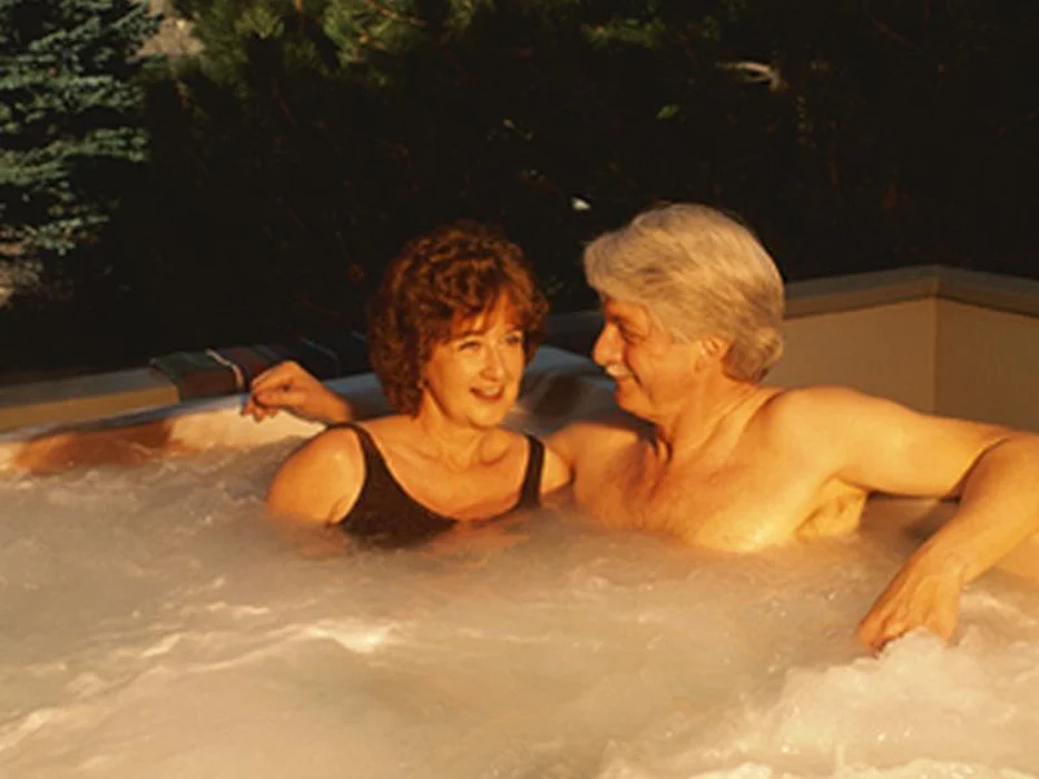 women in whirlpool