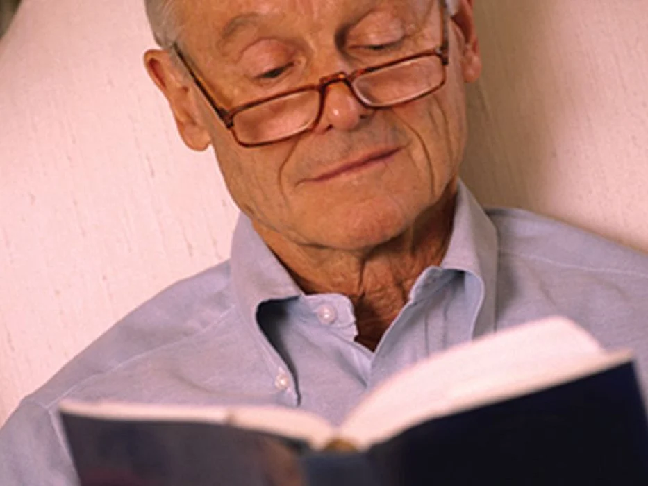 man reading