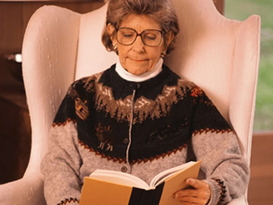 woman reading