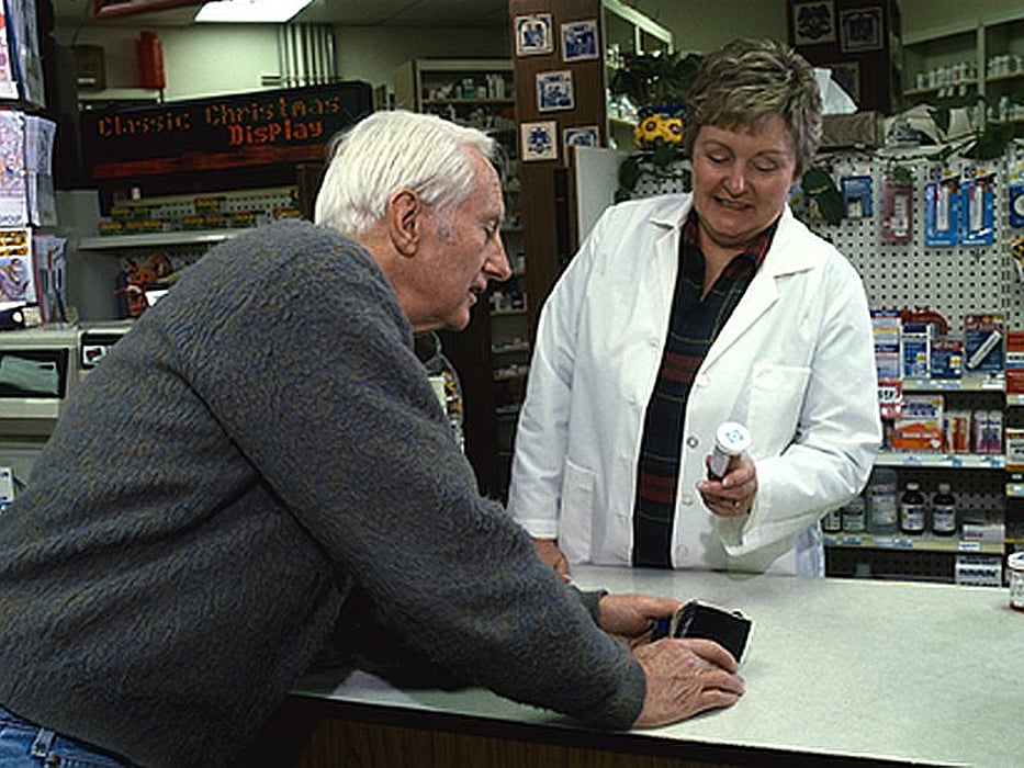 pharmacy counter