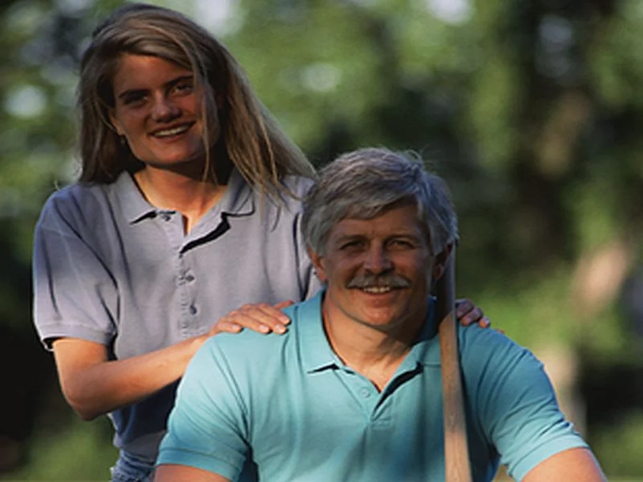 woman and man