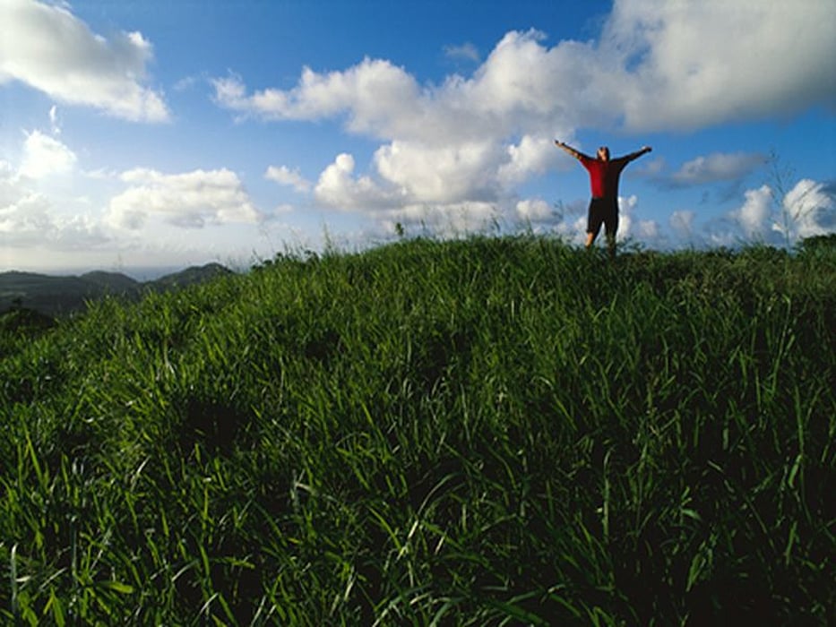 man outdoors