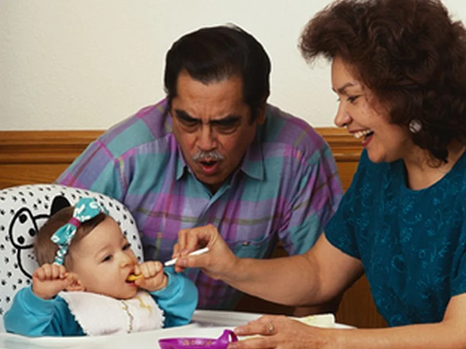 grandparents and grandchild