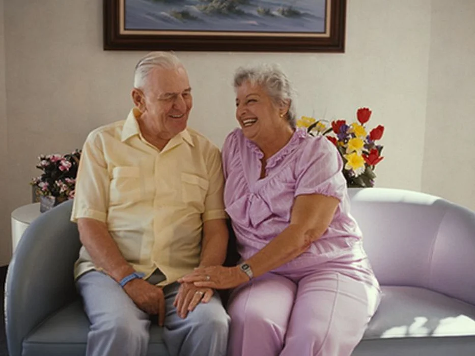 elderly couple