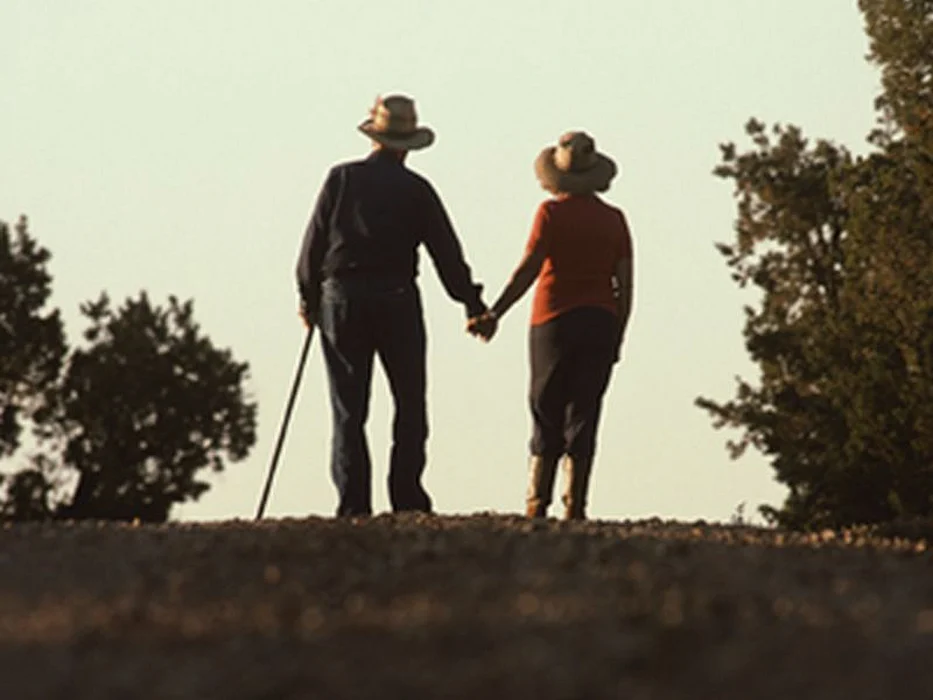 elderly couple