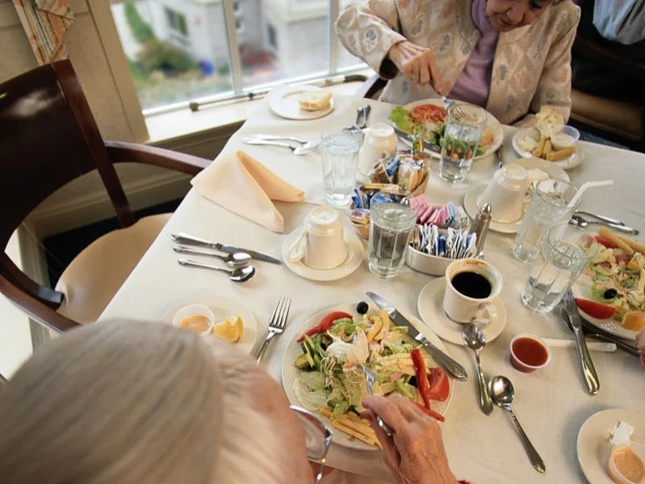 Seniors at the table