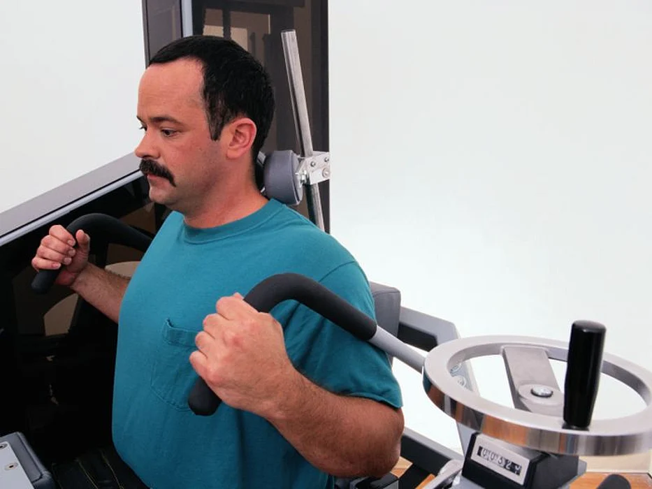 Exercise in a gym
